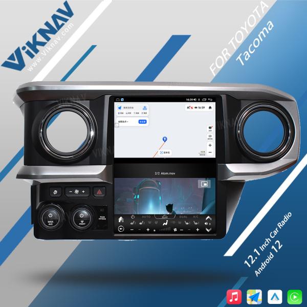 2016-2023 Toyota Tacoma Radio Car Stereo Head Unit Substituição de tela vertical 32GB