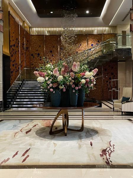 Ornamento de Vaso Premium Arranjo de Flores de Hotel Floral Decorativo