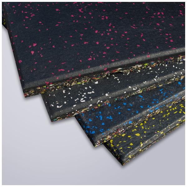 Indoor / Outdoor Safety Rubber Flooring Shockproof Playground Rubber Mats Solid Color