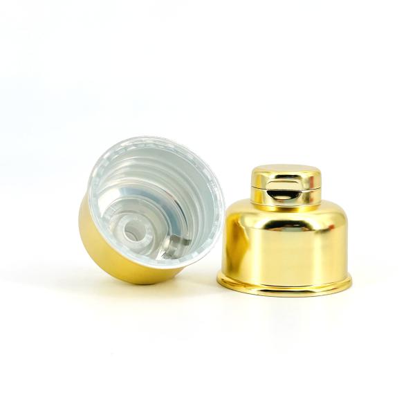 20mm 24mm 28mm Plastic Shiny/Matt Silver Golden Flip Top Cap Screw Bottle Lid