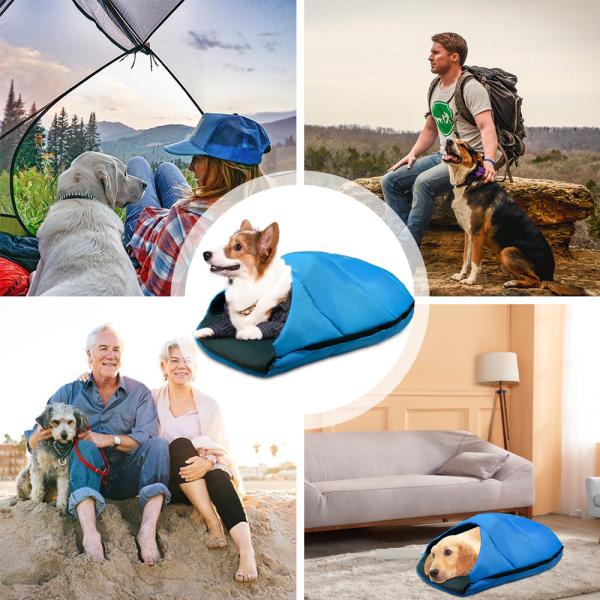ISO9001 Polyester Lining 0.7 lbs Pet Sleeping Bag