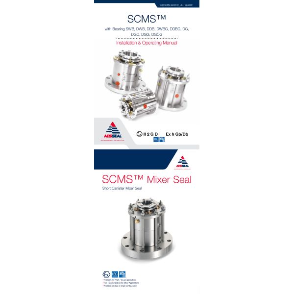 Mixer Agitators Reactor Mechanical Seal FFKM AESSEAL SCMS Aes Seal