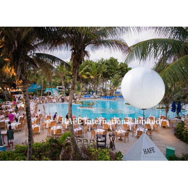 2000W Light Up Balloons Comfortable Day And Night Seaside Decoration Lighting