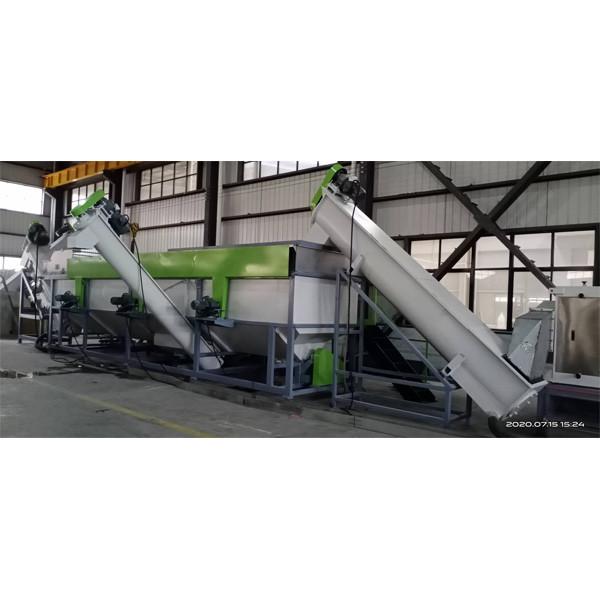 Fully Automatic Plastic Washing Recycling Machine 1000kg/h For PP PE Films / PP Woven Bags