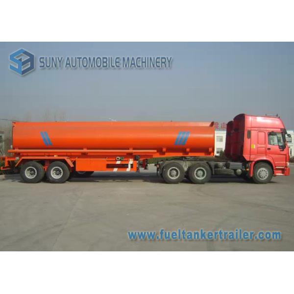 30000L Mild Steel / Stainless Steel Tanker Trailers Dual Axle Trailer