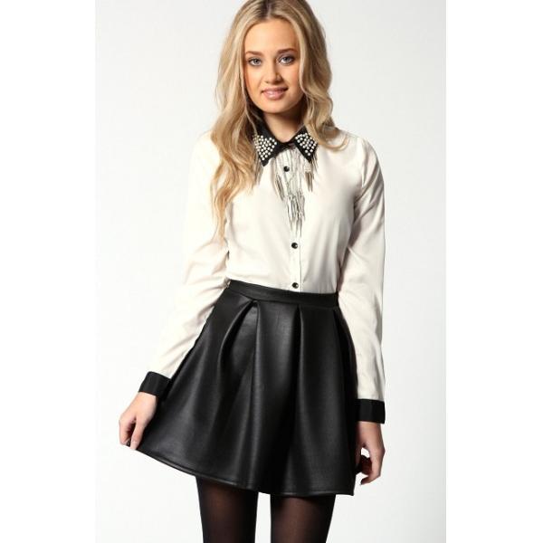 Юбка лета кожаных женщин/юбки, черный короткий профессионал