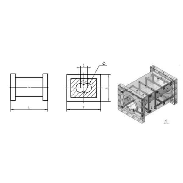 a máquina alemão da extrusora do tipo da primeira classe 42CrMo parte o CNC que faz à máquina o tambor fechado