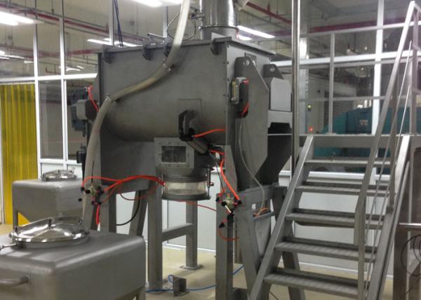 Food Additive Stainless Steel Ribbon Blender High Automation For Food Mix Plant