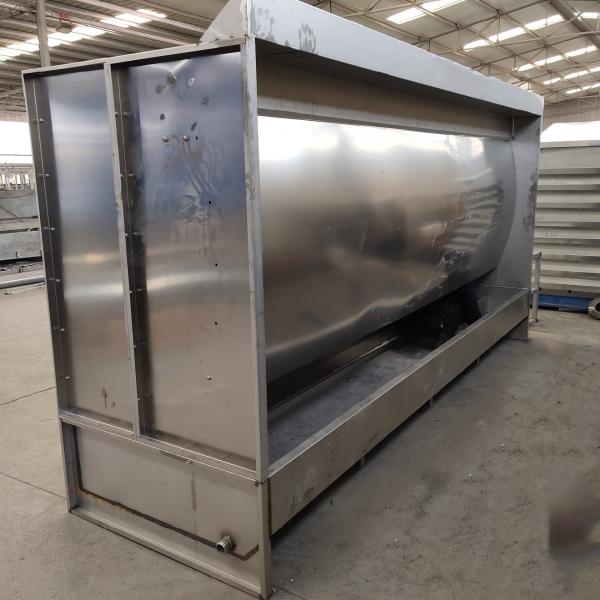 Environmental protection Water Curtain Spray Cabinet Paint Mist Purification Equipment Cyclone Water Curtain Booth