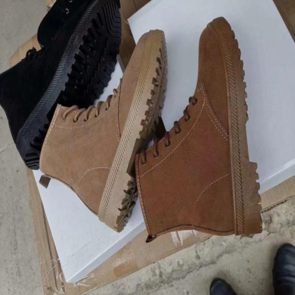 Black beige khaki Womens Casual Ankle Boots size 35-40 size