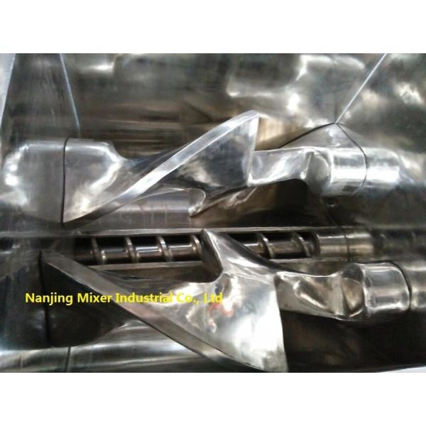 1000 liters double z blade sigma kneader mixer extruder for food grade/clay sigma mixer extruder 750l