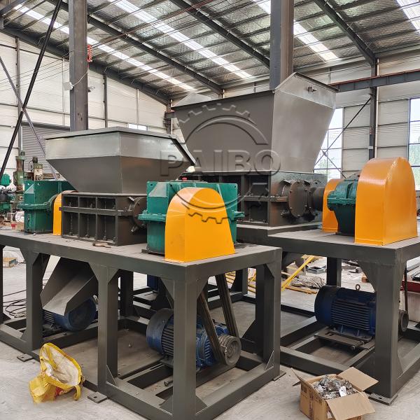 New Arrival Double-Shaft Scrap Metal Shredder Metal Waste Crusher Recycling Equipment