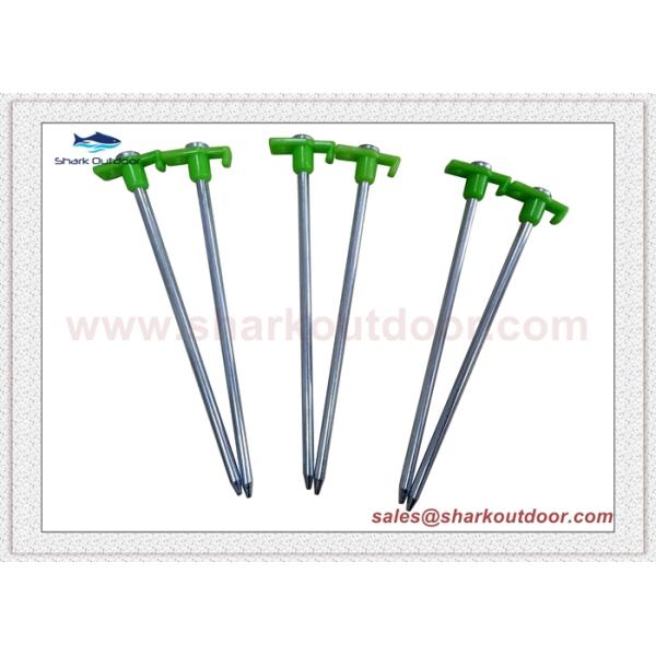 High quality Hard Ground Tent Peg stakes with plastic stopper