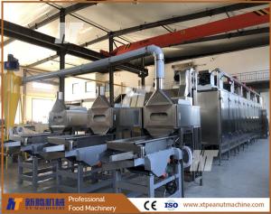 Máquina de casca rachada de processamento automática do amendoim SUS304