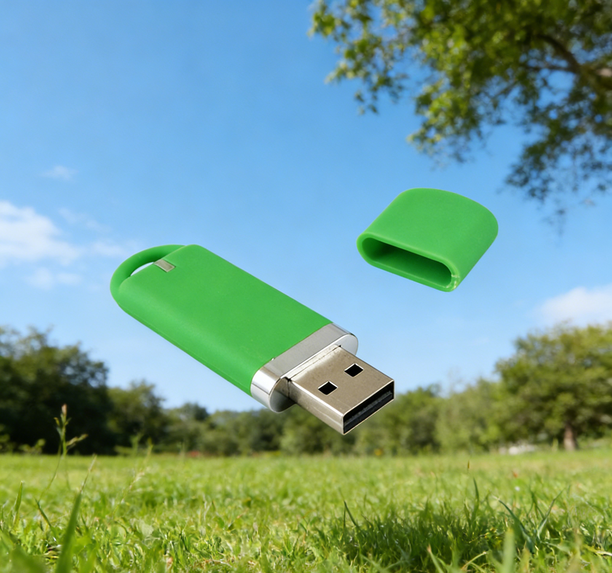 CMYK Logo Fast Speed Plastic USB Stick Made With / Without Rubber Oil Body