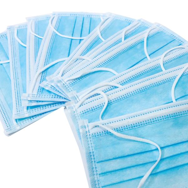 Outdoor Use Disposable Face Mask High Fluid Resistance No Valve Type