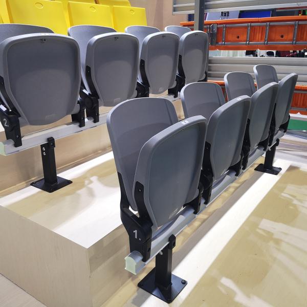 Anti Aging Anti UV Fire Proof Plastic Stadium Chair for Fixed Stadium Seating and Bleacher Seats