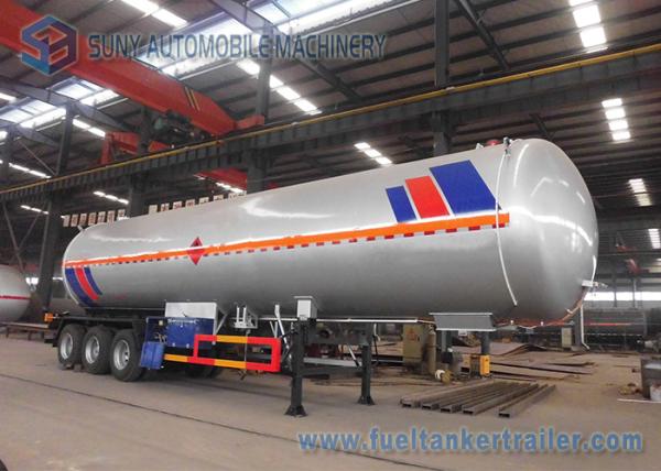 55 Cubic Meters LPG Tank Truck Medium Pressure Tank Semi Trailer