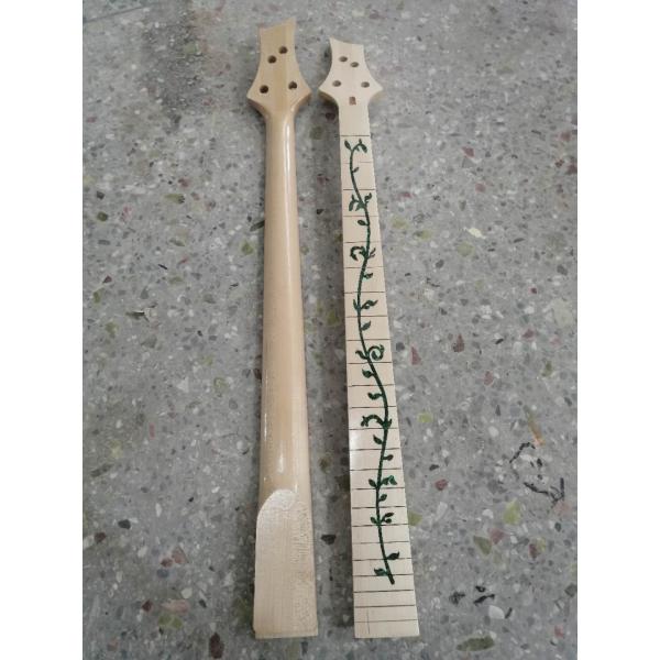 Custom Grand Paddle Guitar Headstock Unfinished Roasted Maple ST Guitar Neck Electric Acoustic Guitar Accept Kinds OEM