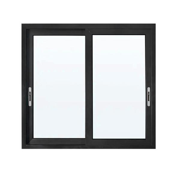 Horizontal Opening Wood Grain Aluminum Casement Windows Sound Insulation 35dB