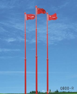 Motorised Automatic Telescopic Aluminium Flag Pole , 50m Remote Control
