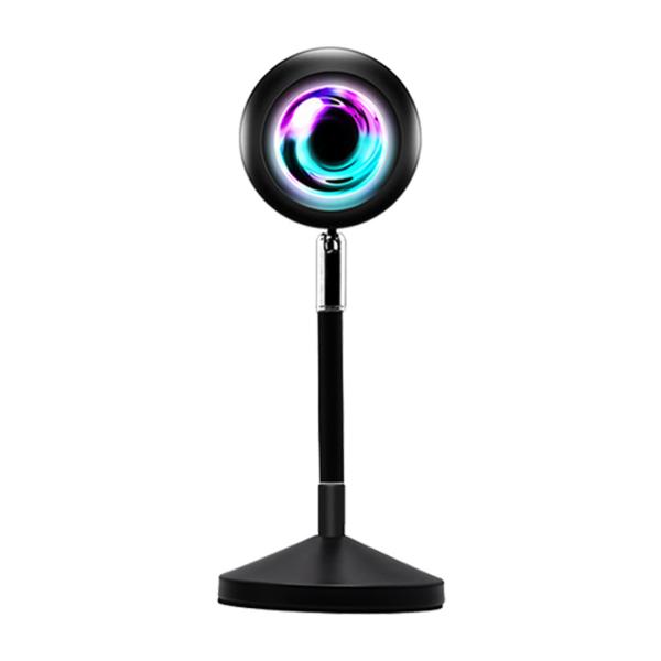 USB Rainbow UFO Sunset Red Projector Led Night Light Sun Projection Desk Lamp for Bedroom Coffee Store Wall Decoration