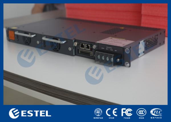 Sistema exterior do retificador das telecomunicações do armário dos dados