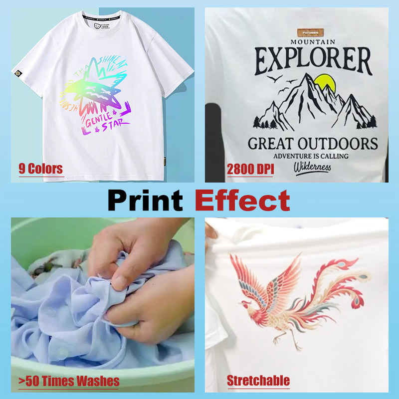 Inkjet DTF Printer for T-Shirt Film DTF Printing Machine A1Size with Pigment ink