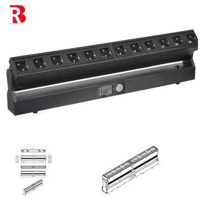 Lâmpada de lavagem de pontos de feixe 12x40W RGBW 4in1 LED Luz de palco de feixe para festivais de música