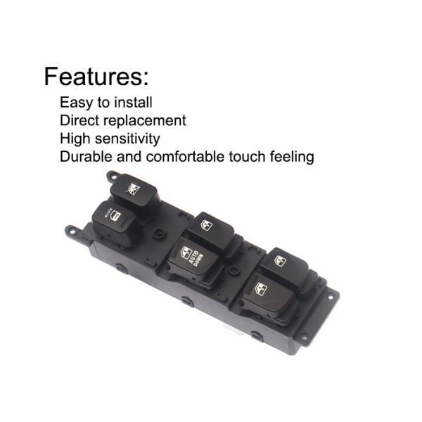 Auto Power window switch Front Left  for Hyundai Accent four door with  light 2006-2011 OE 93570-1E110