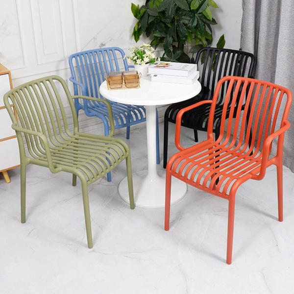 Adjustable Modern Plastic Dining Side Chair Backseat Upholstered Accent Stool for Living Room Kitchen Home Office Apartment