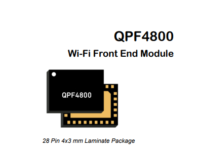 WIFI 6 Chip QPF4800TR13 RF Front End 5GHz Wi-Fi 6 Модуль фронтального конца