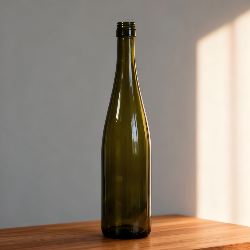 Slender Rhine Custom Wine Bottles Screw Top For Riesling 750ml  435g 5716S-5