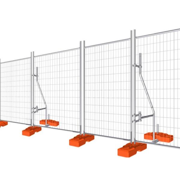 OEM Temporary Residential Fencing , 2100x2400mm Barricade Fence Panels