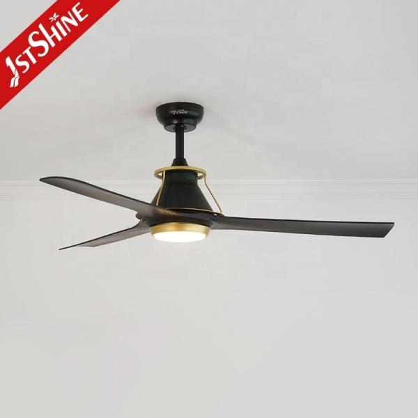 Ventilador de teto LED com controle remoto de 6 velocidades com design moderno e vento confortável