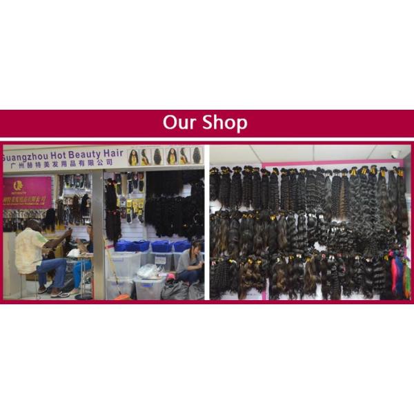 Hand Tied Remy Human Hair Front Lace Wigs 1B# / 5A Virgin Remy Hair