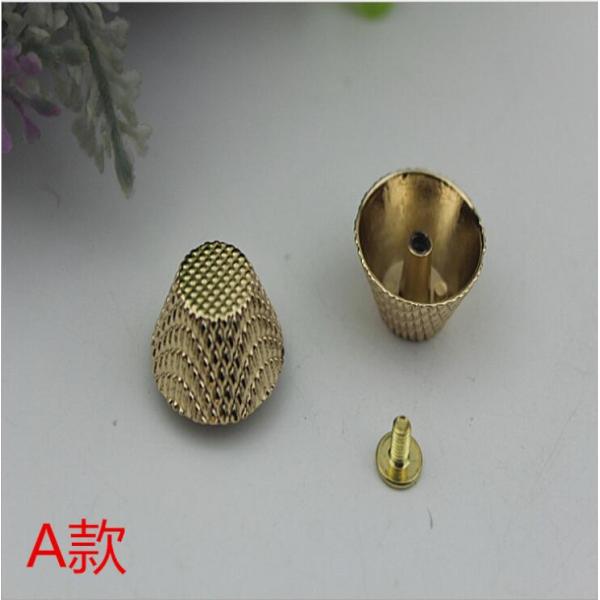 Fashion gold pattern 10 mm metal die-cast zinc alloy dome pop rivet for bag bottom
