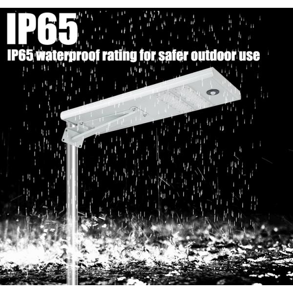 Polycrystalline 10V/40-60W Aluminum IP65 Integrated All In One Solar Street Light