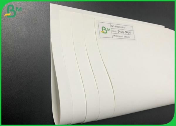 papel 168g de pedra imprimível para a caixa de empacotamento descartável 700 x 1000mm impermeáveis