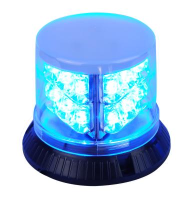 Powerful Blue Police Beacon Light , PC Shell LED Warning Beacons For Vehicles