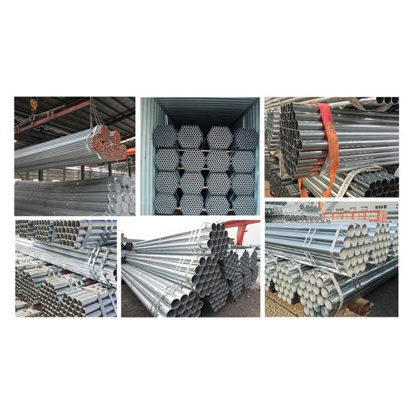 Q345 Q235 Материал Оцинкованные стальные трубы Круглый/квадратный/четвертоугольный Тип для промышленности