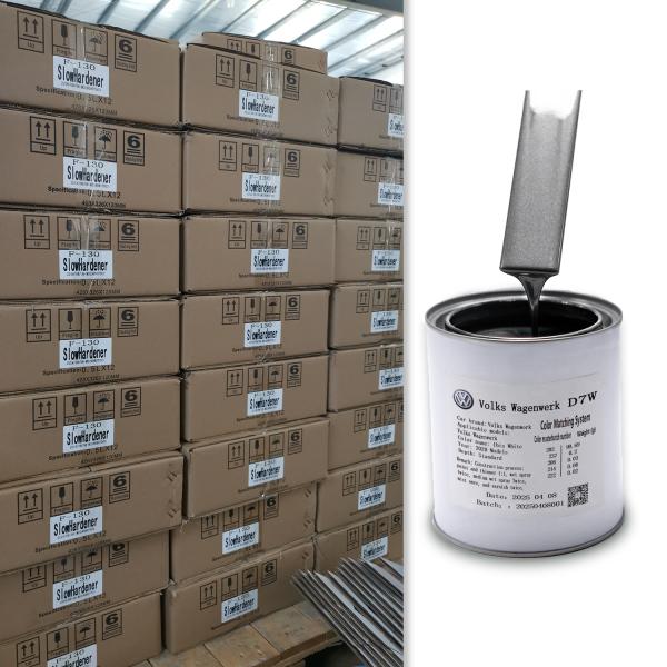 Volkswagen 7DW Silver Car Paint Liquid Coating 1Lx12 1-3 Years Shelf Life