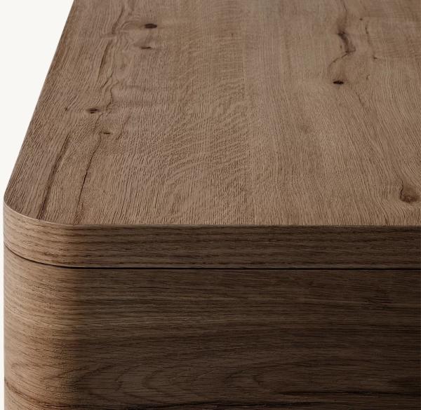 Living Room Solid Wood Coffee Table Modern Furniture With Stainless Steel And Ceramic Top