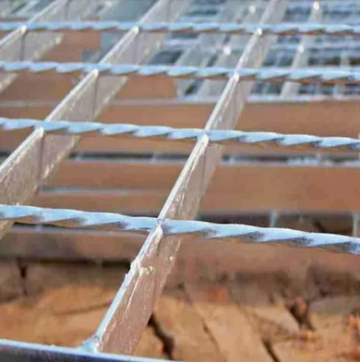 Heavy Duty Press-Locked Hot Dip Galvanized Steel Grating Metal Grates for Industrial Flooring