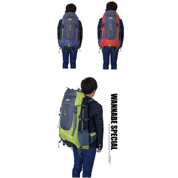 Large 45L Waterproof Hiking Backpack 500PCS Lightweight Packable Backpack