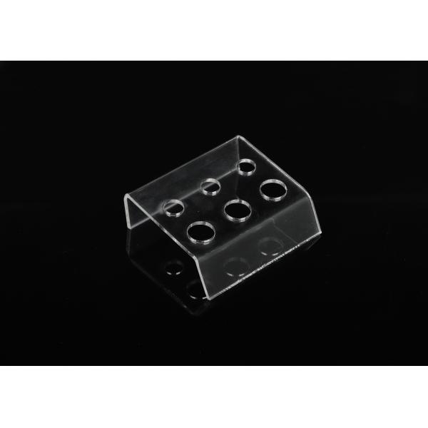 Transparent Acrylic 6 Holes Tattoo Ink Cup Holder 1 Month Warranty
