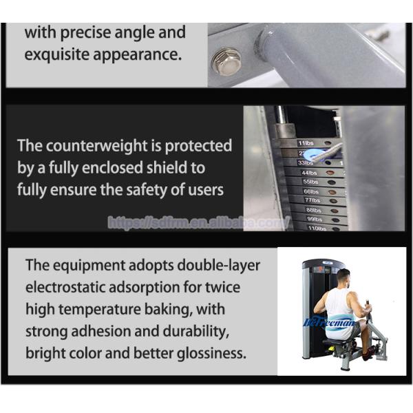 Home Rower Gym Fitness Exercise Equipment with Two Layer Electrostatic Powder Coating