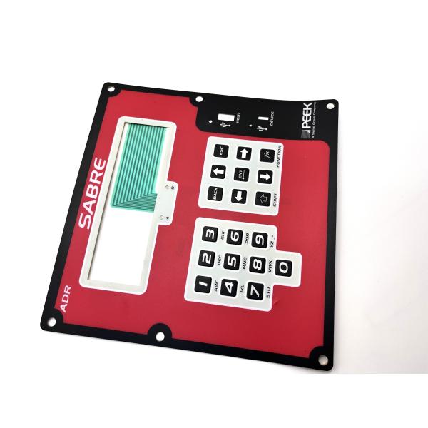 Грубо прозрачный ЖК-экран клавиатура мембрана крышка с металлическим куполом