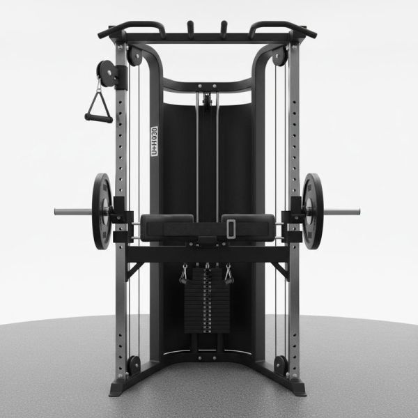 Deflecting Plate Loaded Belt Squat Pull Up Machine U+H1030 Pin Select Multi Grip