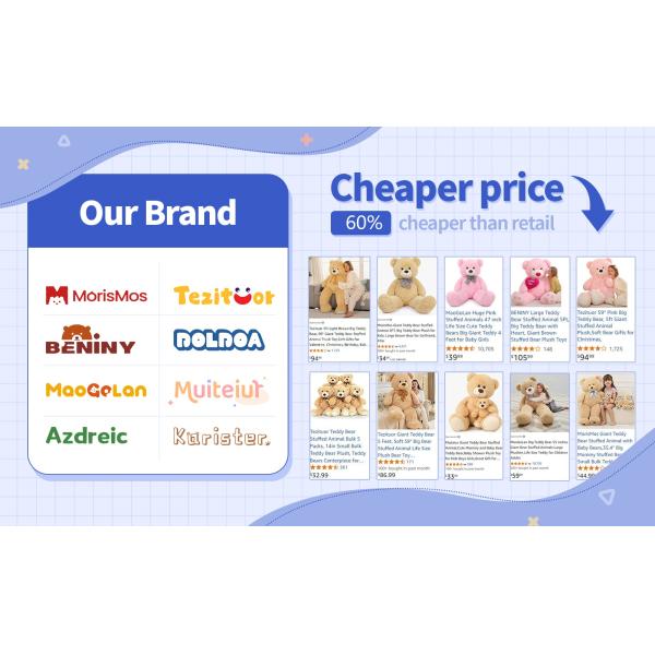 Factory Wholesale Professional  MORISMOS Purple 40in Super Soft Giant Shark Stuffed Toy Cute Kids' Animal Pillow with PP Filling